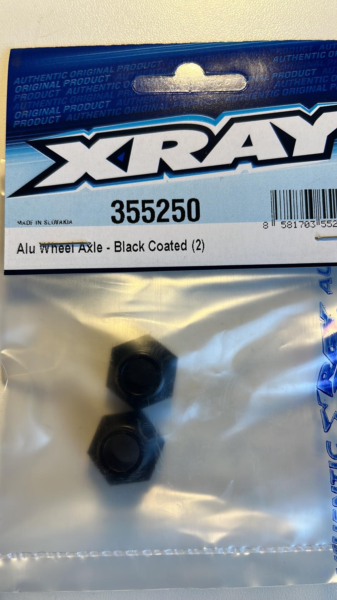 ALU WHEEL AXLE - HARD COATED (2)