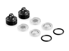 XB8/GT MULTI ADJ. 3-IN-1 ALU SHOCK CAP SWISS 7075 T6 + MEMBRANES (2)