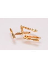 VAMPIRE RACING 2MM GOLD PLUG MALE (6 PCS)