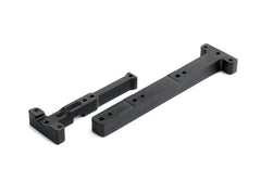 COMPOSITE CHASSIS BRACE FRONT & REAR - NARROW - GRAPHITE
