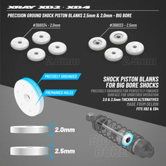 PRECISION GROUND SHOCK PISTON BLANKS 2.5MM - BIG BORE (4)