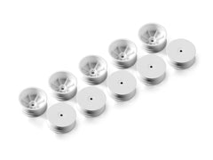 4WD FRONT WHEEL AERODISK WITH 12MM HEX IFMAR - WHITE - HARD (10)