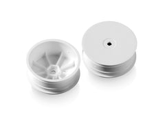 4WD FRONT WHEEL AERODISK WITH 12MM HEX IFMAR - WHITE - HARD (2)