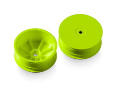 4WD FRONT WHEEL AERODISK WITH 12MM HEX IFMAR - YELLOW - HARD (2)