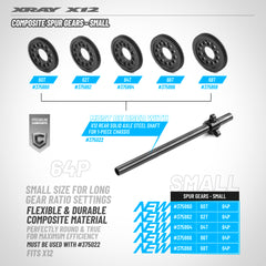 COMPOSITE SPUR GEAR - 64T / 64P - SMALL