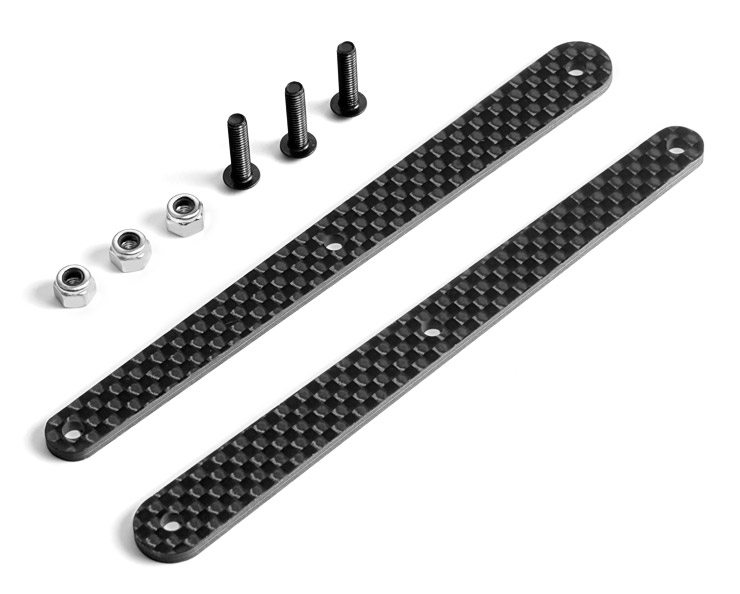 XB8 Graphite Braces For Rear Composite Brace – Set