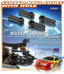 COMPOSITE BALL JOINT 4.9MM - CLOSED WITH HOLE (4)
