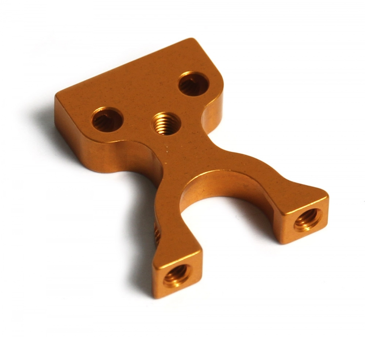 T4'17 ALU LAYSHAFT BULKHEAD CLOSED L/R - ORANGE