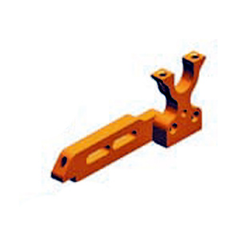 T4'17 ALU MOTOR MOUNT - ORANGE