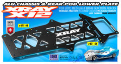 X12'17 ALU 2.0MM REAR POD LOWER PLATE - 7075 T6