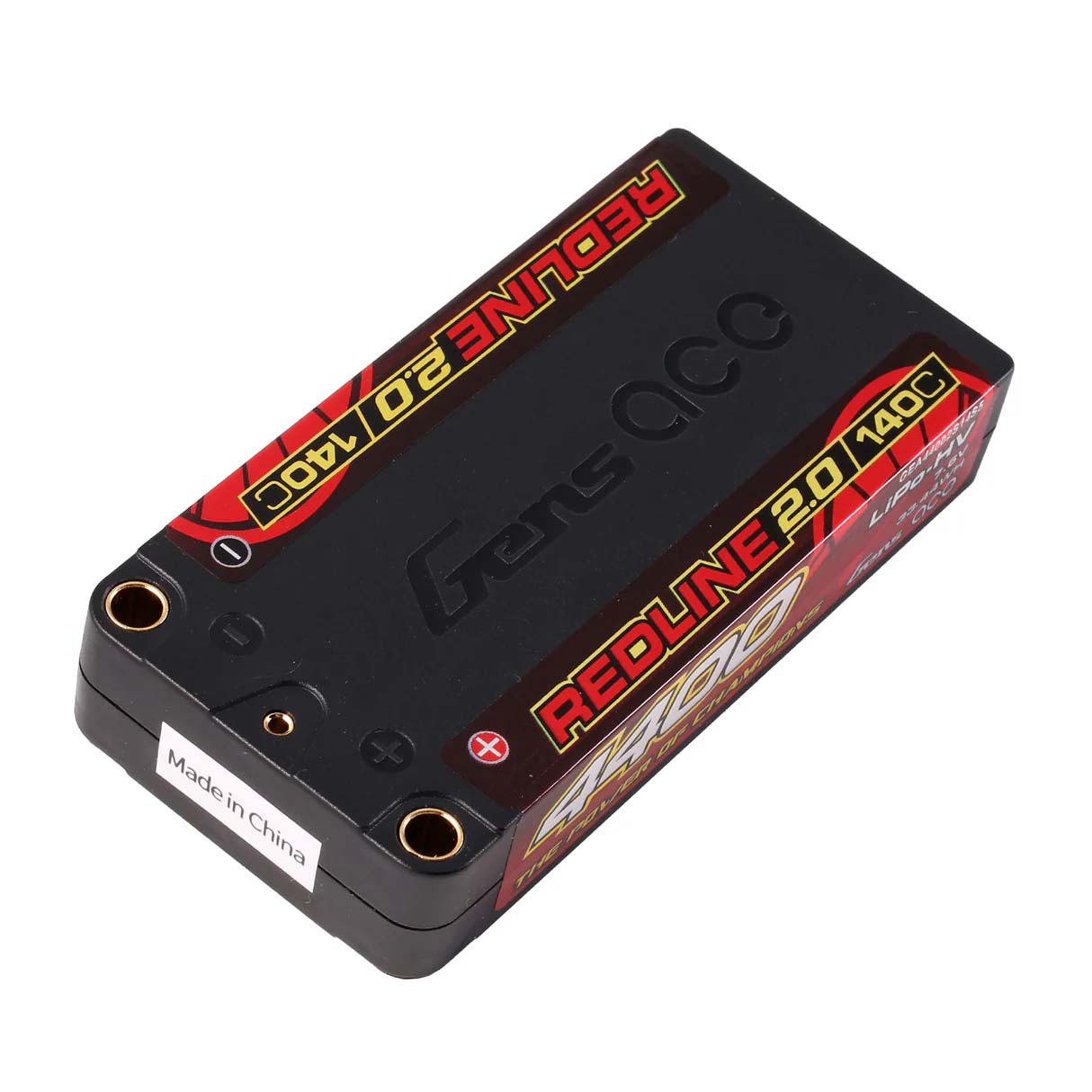 GensAce Redline 2.0 Shorty 2S HV 7.6V-140C-4400 96x47x18.5mm 160g