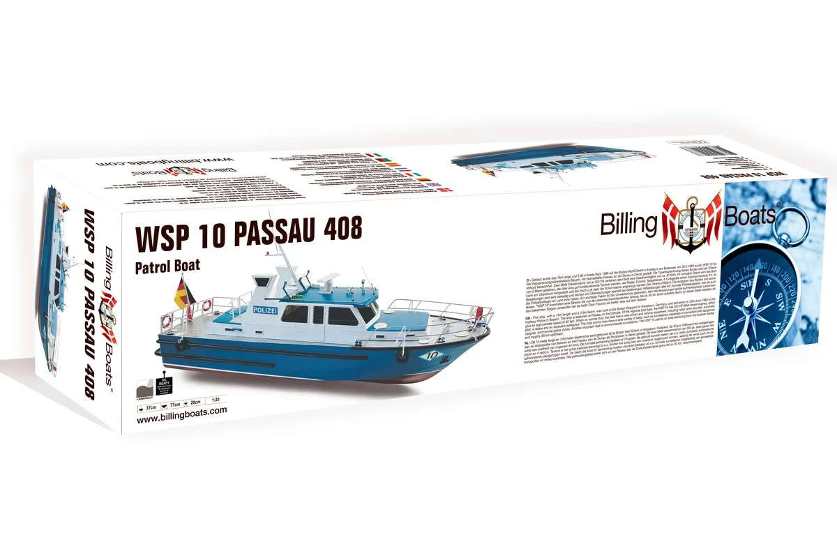 Billing Boats WSP10 Passau policeboat Plastic Hull -photo manual