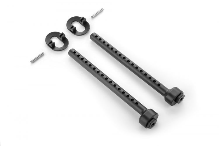 COMPOSITE FRONT ECCENTRIC 6MM BODY MOUNT SET +2MM HEIGHT