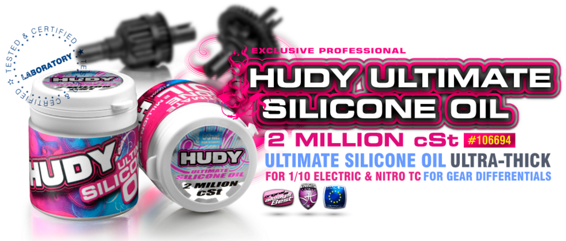 HUDY Ultimate Silicone Oil 2 000 000 cSt - 50ml