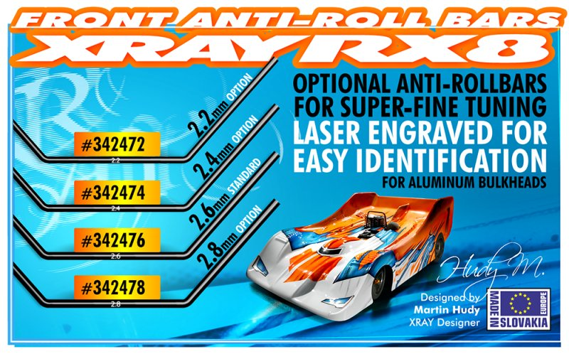ANTI-ROLL BAR FRONT 2.0 MM