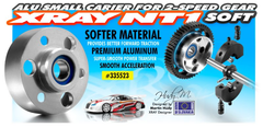 ALU SMALL CARRIER FOR 2-SPEED GEAR (2nd) - SOFT+BALL-BEARING - ALU 7075 T6