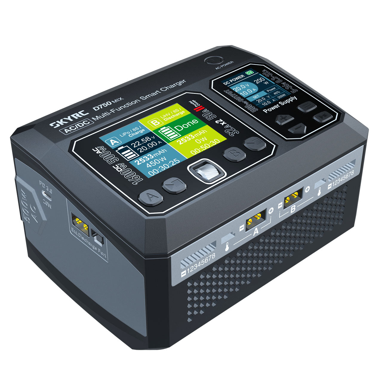 SKYRC SkyRC D750 MIX Charger AC/DC 32-50A 1-8S