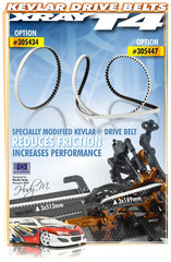 LOW FRICTION KEVLAR DRIVE BELT REAR 3 x 189 MM