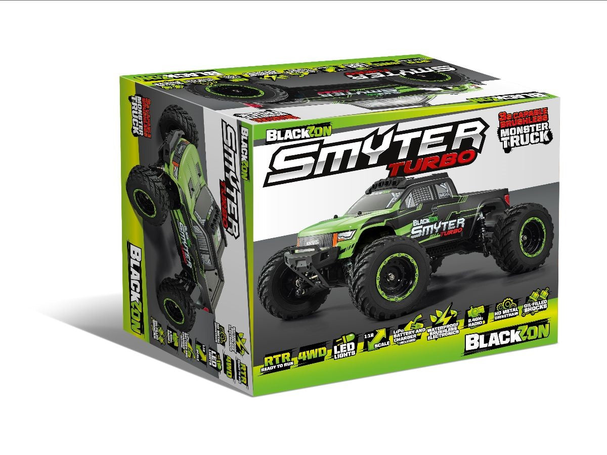 BLACKZON Smyter MT Turbo 1/12 4WD 3S Brushless - Green