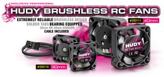 HUDY BRUSHLESS RC FAN 30MM - WITH EXTERNAL SOLDERING TABS.