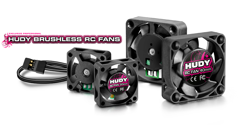 HUDY BRUSHLESS RC FAN 30MM - WITH EXTERNAL SOLDERING TABS.