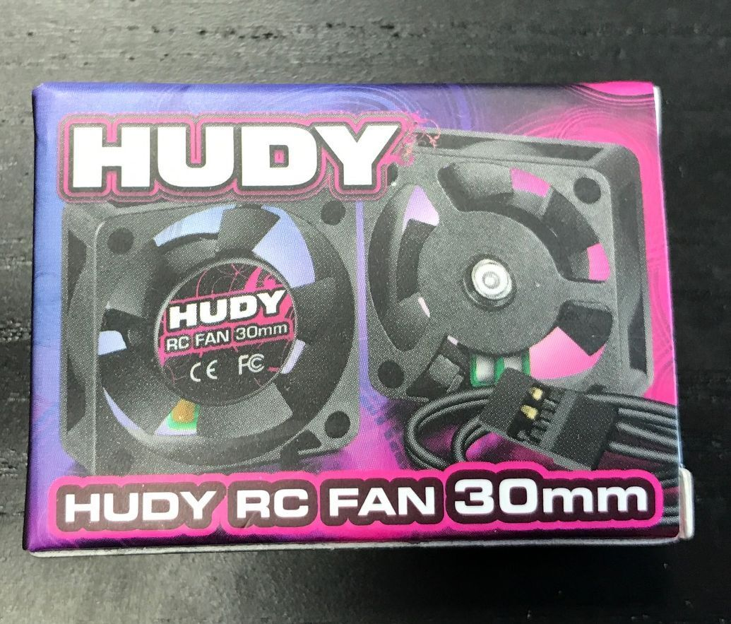 HUDY BRUSHLESS RC FAN 30MM - WITH EXTERNAL SOLDERING TABS.