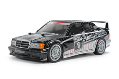 TAMIYA 1/10 R/C Mercedes-Benz 190 E EVO II 1991 (TT-02) byggesæt u malet karos