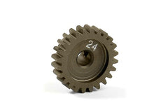 24T / 48 NARROW PINION GEAR ALU HARD COATED