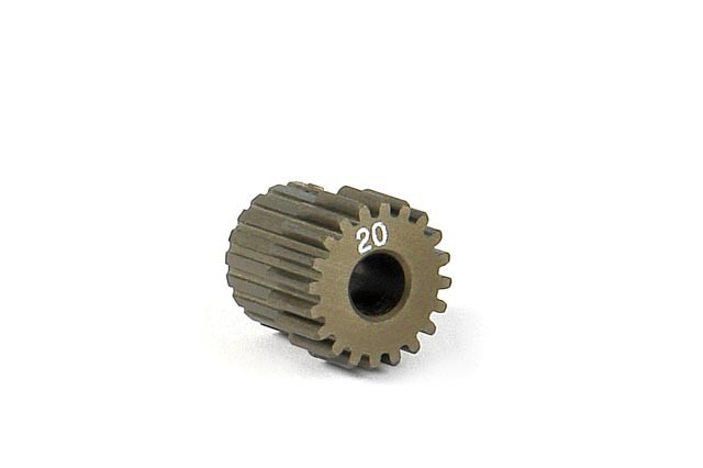 20T / 64 NARROW PINION GEAR ALU HARD COATED