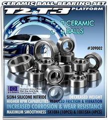 T4  SPECS SET OF CERAMIC BALL BEARINGS (14)