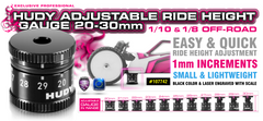 HUDY Adjustable Ride Height Gauge 20-30mm