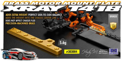 T4'18 BRASS MOTOR MOUNT PLATE