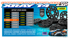99T / 64 T4 Composite Offset Spur Gear