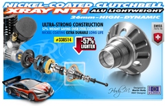 XCA Alu Nickel-coated Lightweight Clutchbell 26mm - High-Dynamic