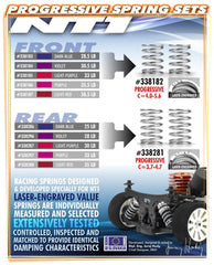XRAY PROGRESSIVE SPRING-SET C 4.0-5.6 - FRONT (2)