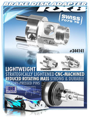 BRAKE DISK ADAPTER - LIGHTWEIGHT - SWISS 7075 T6