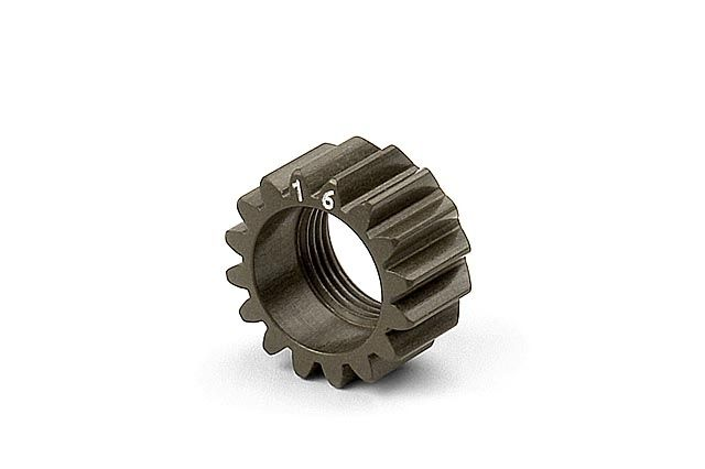 16T XCA ALU 7075 T6 HARDCOATED PINION GEAR - 16T (1ST)