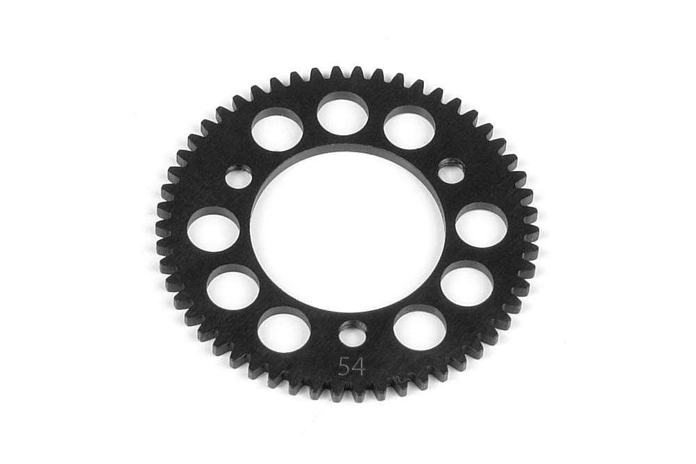 STEEL SPUR GEAR 54T / 48 + COMPOSITE SPUR GEAR ADAPTER