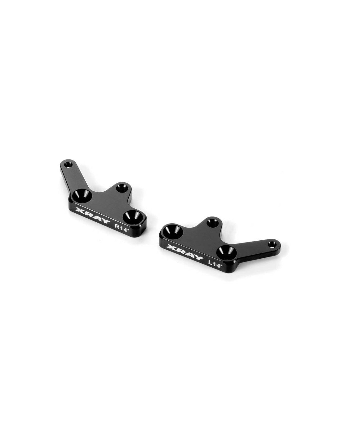 XB8 ALU STEERING KINGPIN PLATE - SWISS 7075 T6 - 1