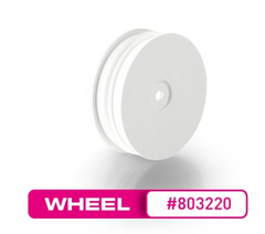 HUDY 1/10 OFF-ROAD WHEEL - 2WD – FRONT – NARROW – WHITE (2) HUDY SERIES / ØLSTED
