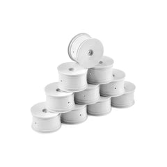 HUDY 1/10 OFF-ROAD WHEEL - 2WD/4WD – REAR – WHITE (10) HUDY SERIES / ØLSTED