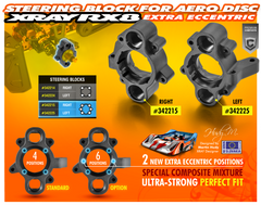 EXTRA ECCENTRIC STEERING BLOCK FOR AERO DISC - LEFT