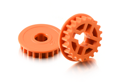 T4 - Composite Tuning Pulleys 20T - Graphite - Low Friction - ORANGE (2 pieces)