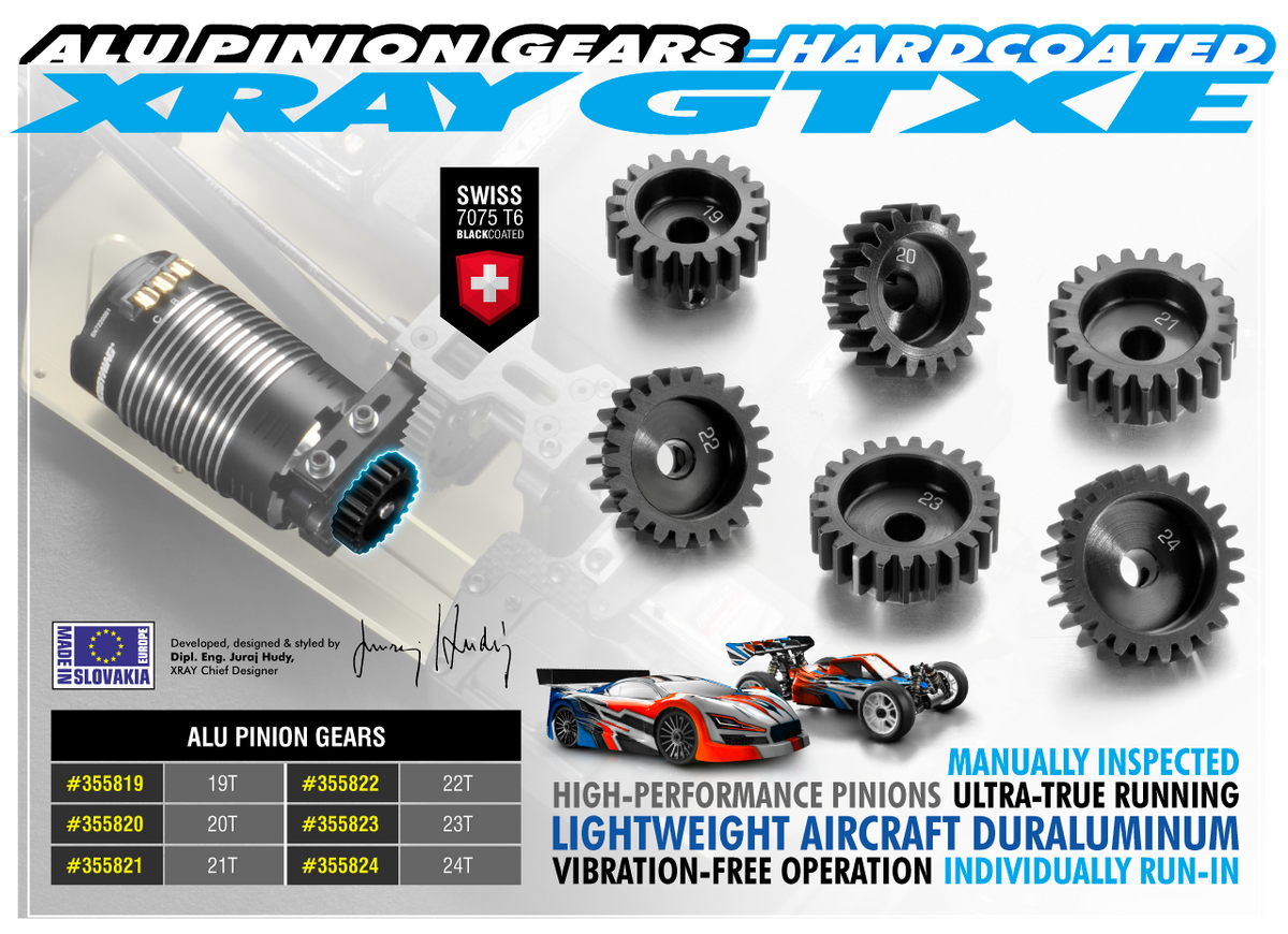ALU PINION GEAR - HARD COATED 24T