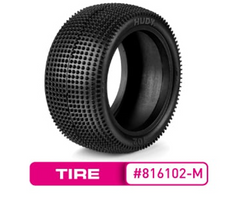 HUDY 1/10 OFF-ROAD TIRE 2WD/4WD REAR CARPET - 102 - MEDIUM (2) HUDY SERIES / ØLSTED