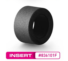 HUDY 1/10 OFF-ROAD INSERT 2WD/4WD REAR - FOAM - BLACK - MEDIUM (2) HUDY SERIES / ØLSTED