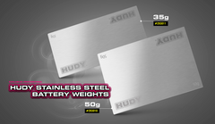 HUDY STAINLESS STEEL BATTERY WEIGHT 35G