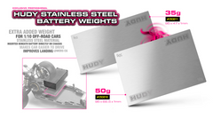 HUDY STAINLESS STEEL BATTERY WEIGHT 35G