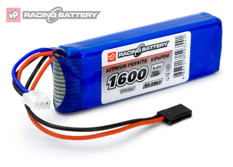 VAPEX Modtagerbatteri Li-Fe 6,6V 1600mAh Rak