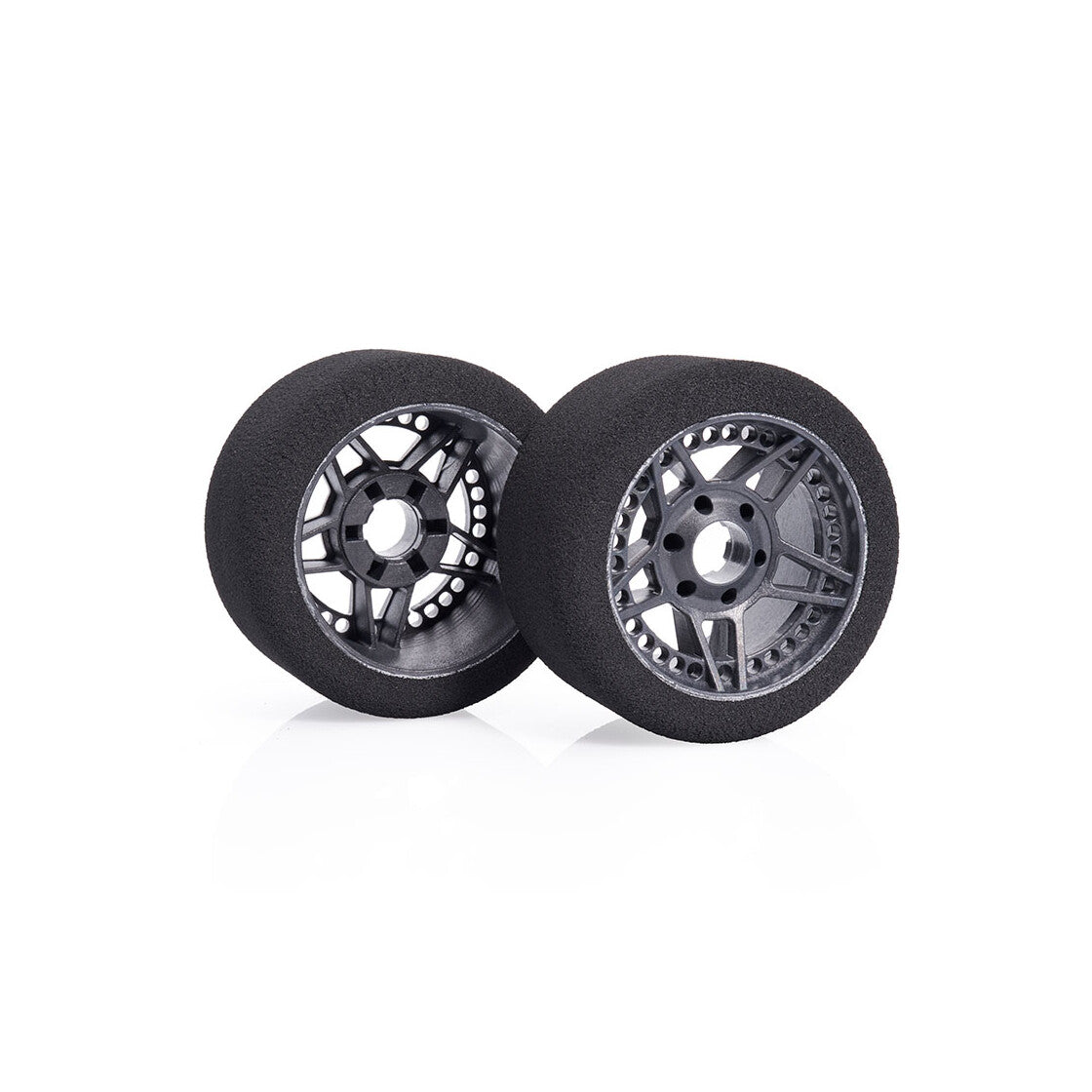 Matrix 1/8 Front FIVE Carbon WET Compound RC Model Tires (37mm | WET)